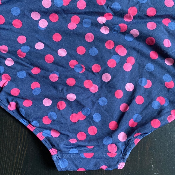 Joules polka dot halter bikini navy and pink size 10 - Picture 4 of 8